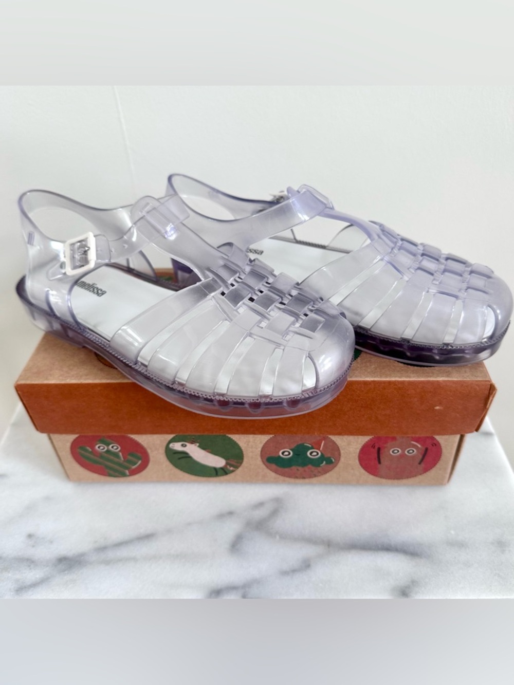 Mini Melissa- Girls Jelly Sandals, Size 1, Great Condition